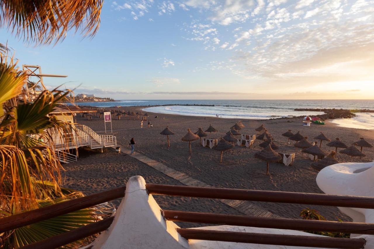 Apartamento en primera línea de playa, céntrico, tranquilo Playa de las Americas (Tenerife) Exterior foto