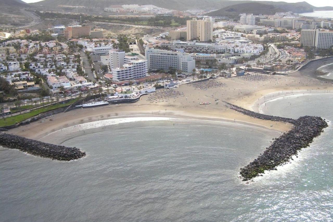 Apartamento en primera línea de playa, céntrico, tranquilo Playa de las Americas (Tenerife) Exterior foto