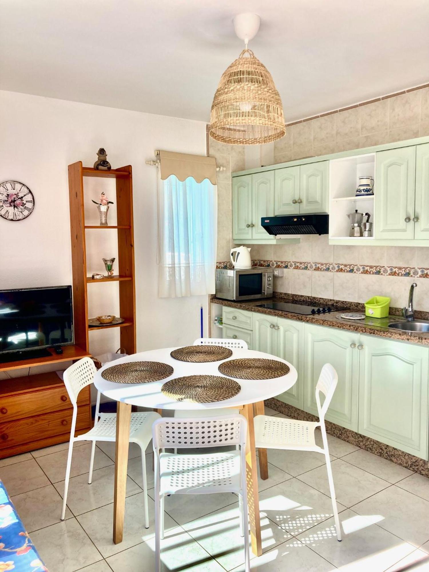 Apartamento en primera línea de playa, céntrico, tranquilo Playa de las Americas (Tenerife) Exterior foto
